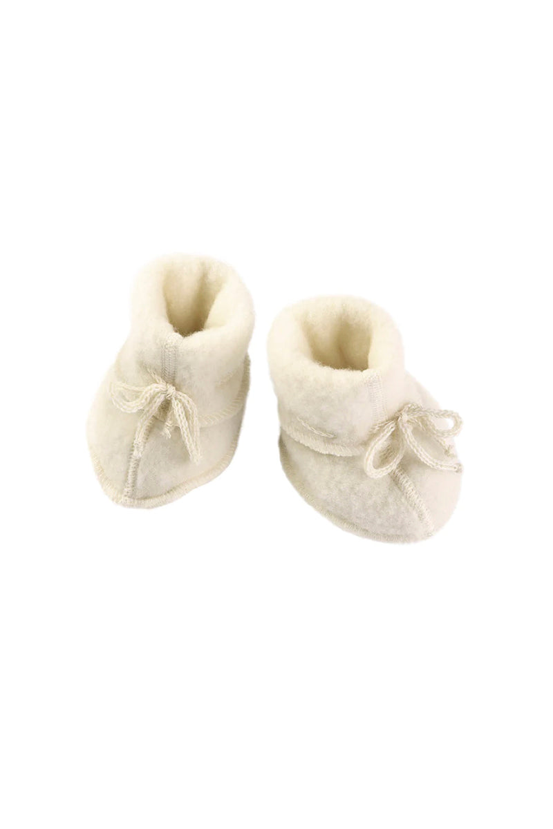 Engel - Baby futter i uldfleece - Natur