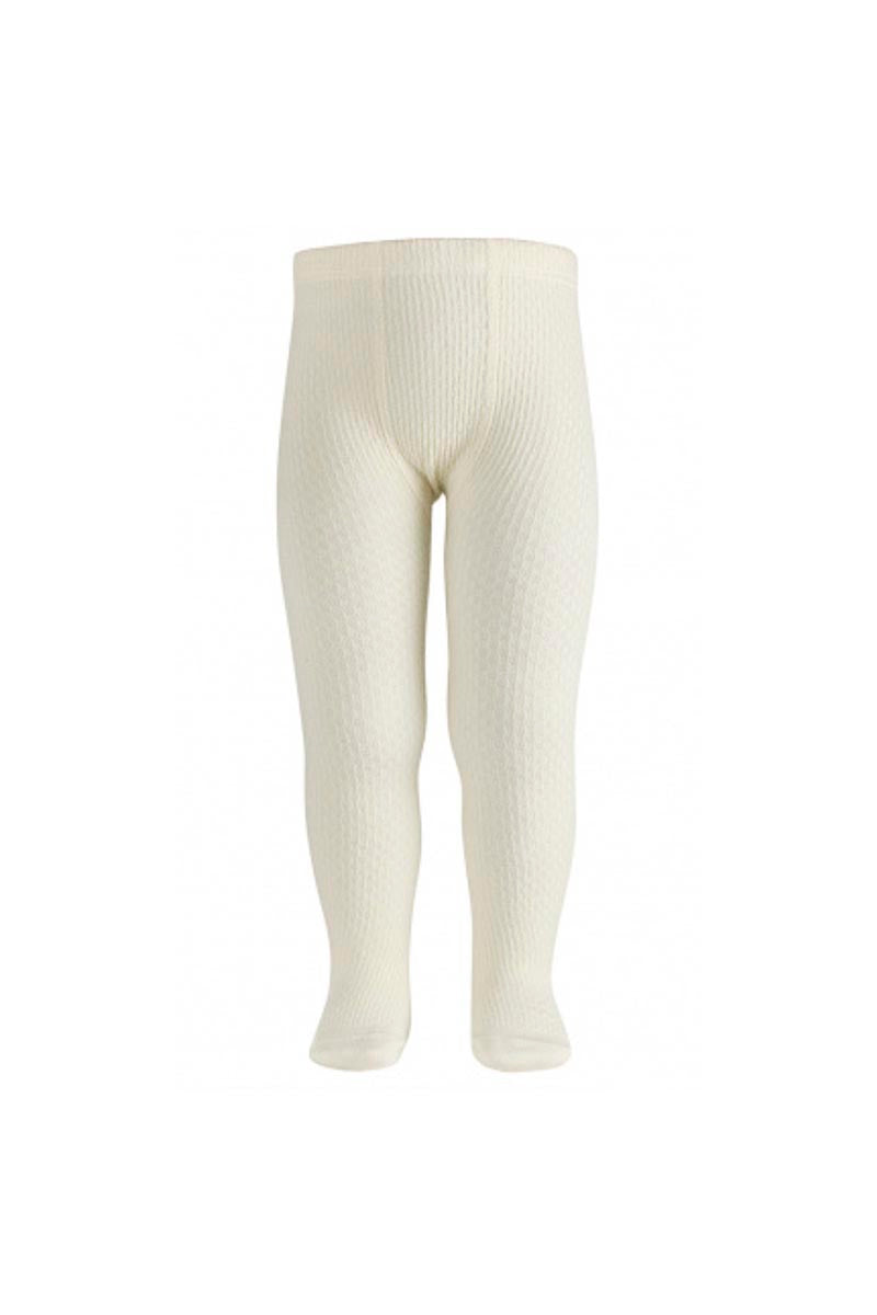 Cóndor - Strømpebukser merinould - Beige/Råhvid