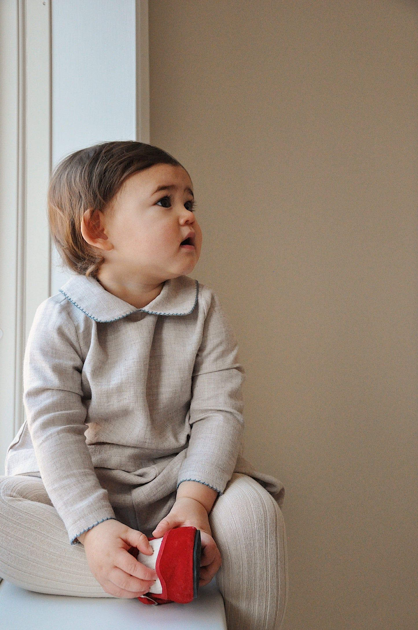 Lalaby - Ida top baby - Birch blue