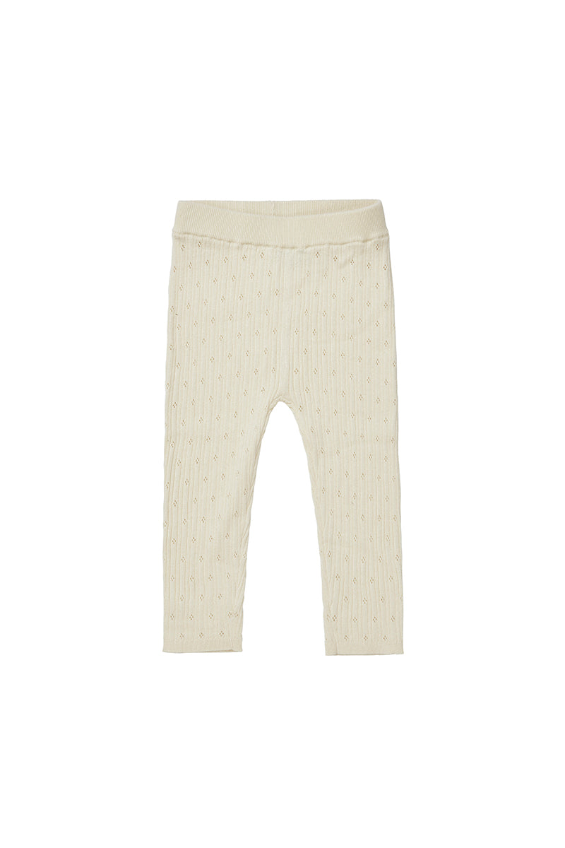 FUB - Baby pointelle leggings - Ecru