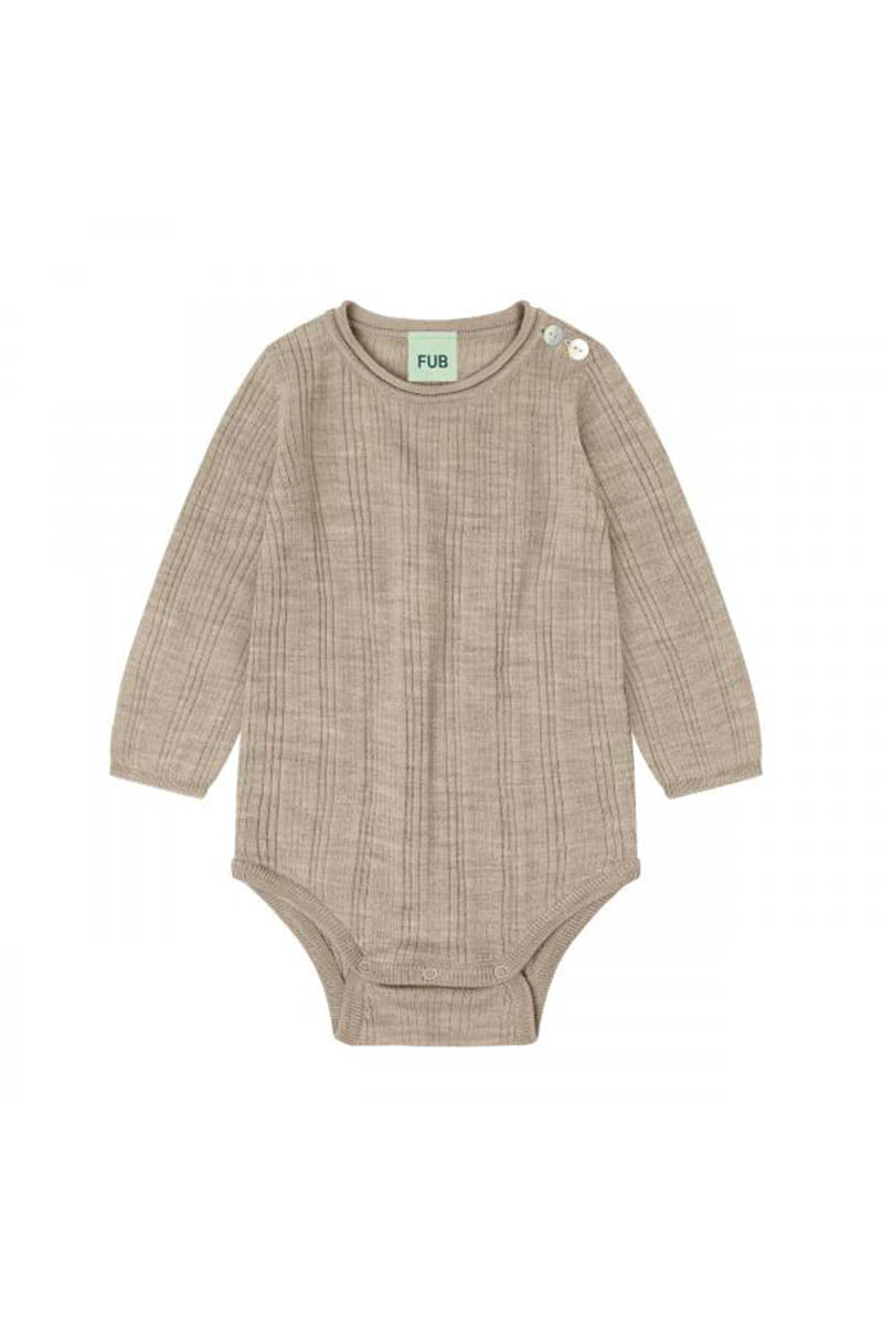 FUB - Rib body - Oat melange