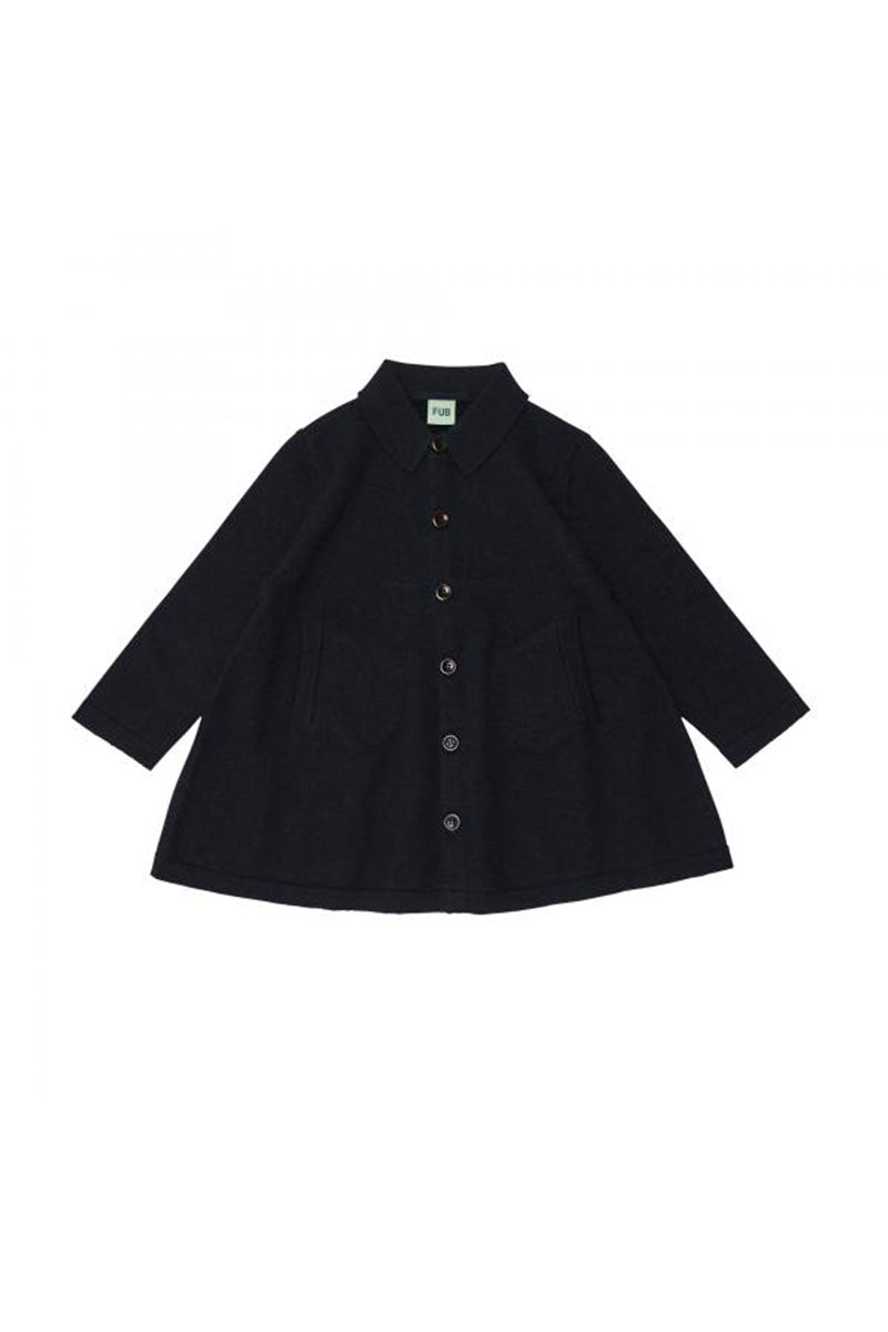 FUB - Felted coat - Dark navy