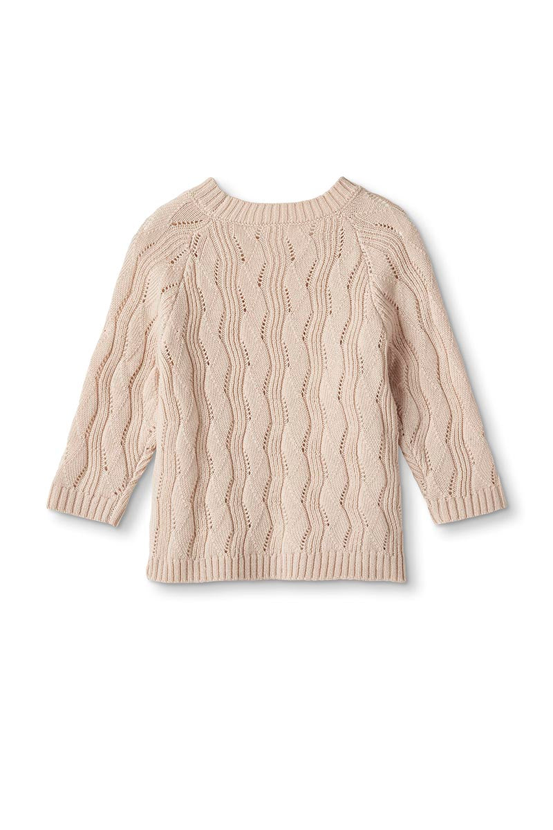 Fliink - Andy merino cardigan - Sandshell