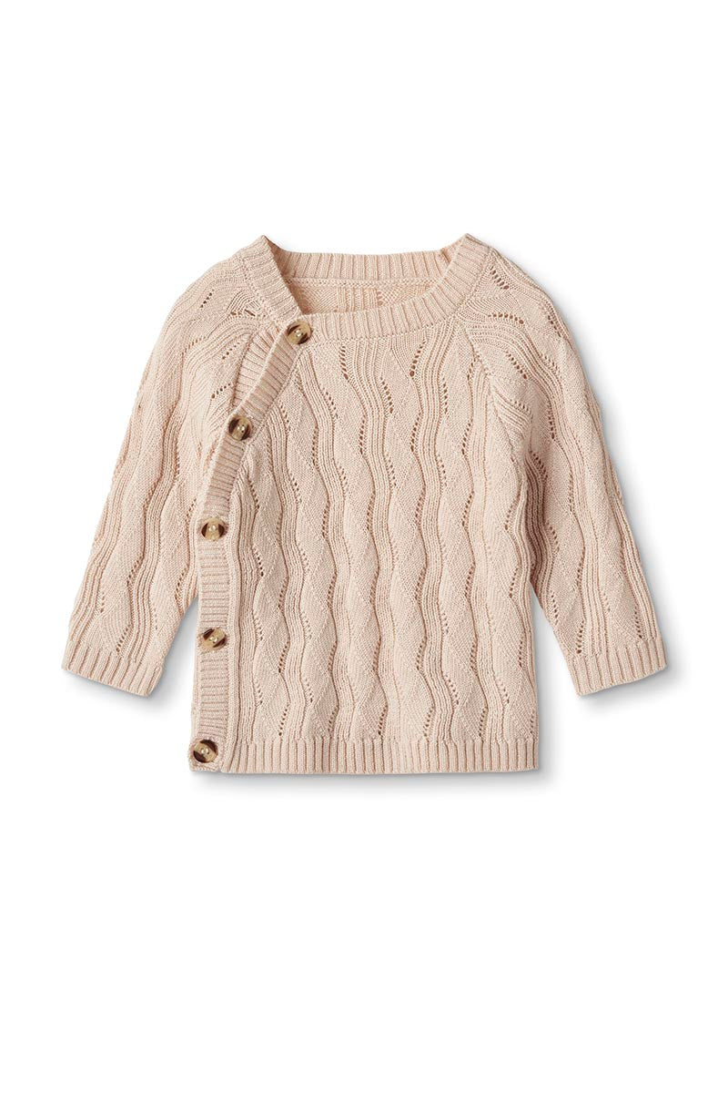 Fliink - Andy merino cardigan - Sandshell