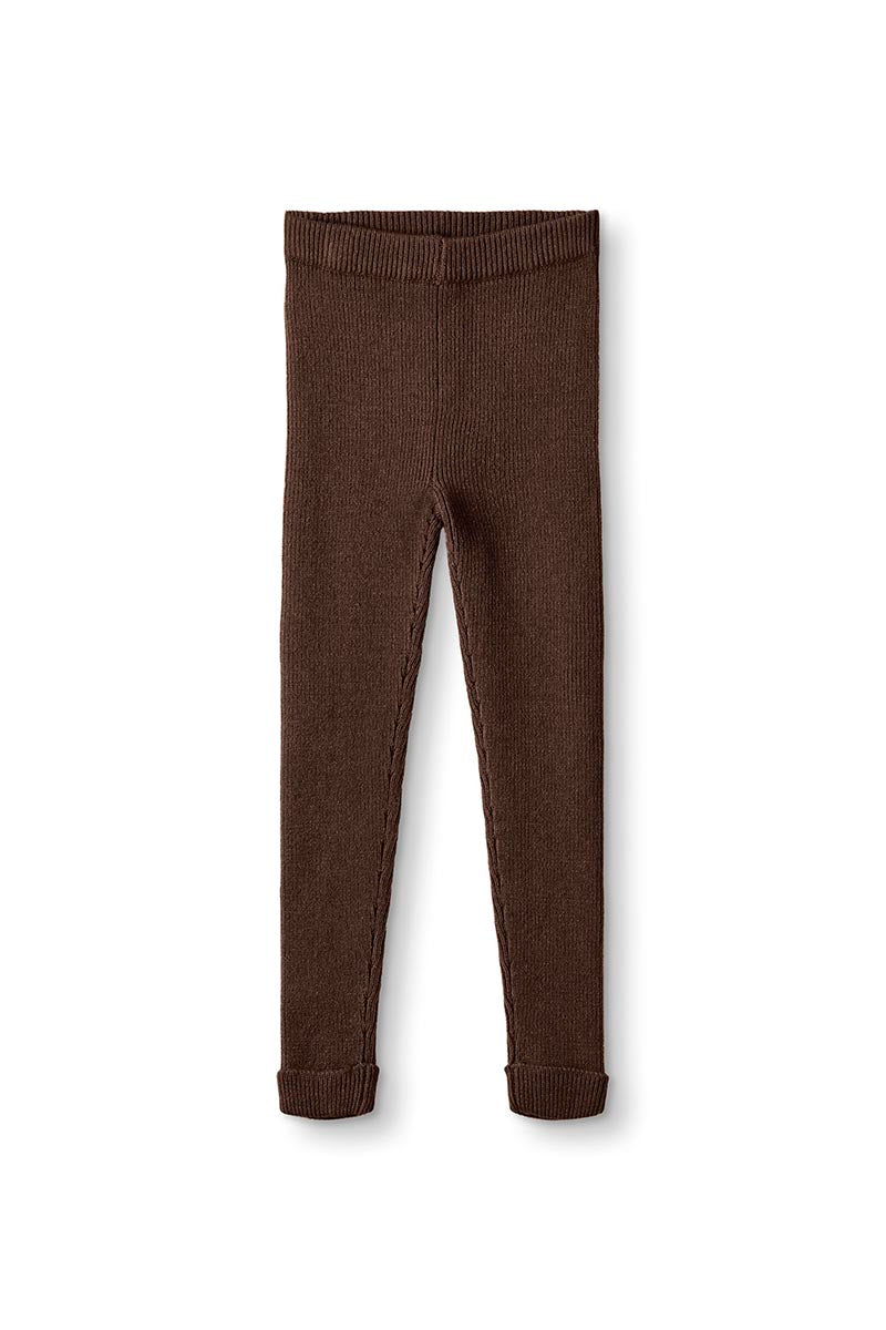 Fliink - Benna rib leggings - Chicory coffee