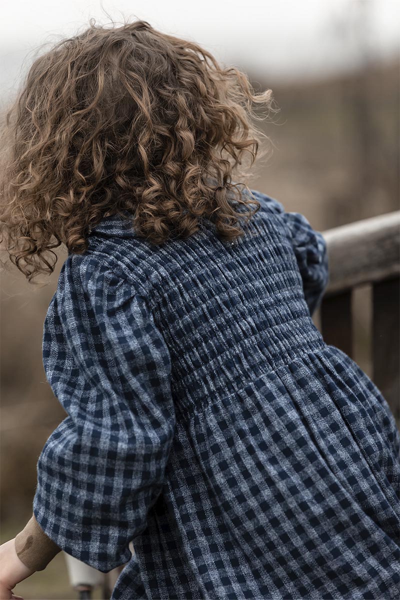 Fliink - Coda check dress - Navy