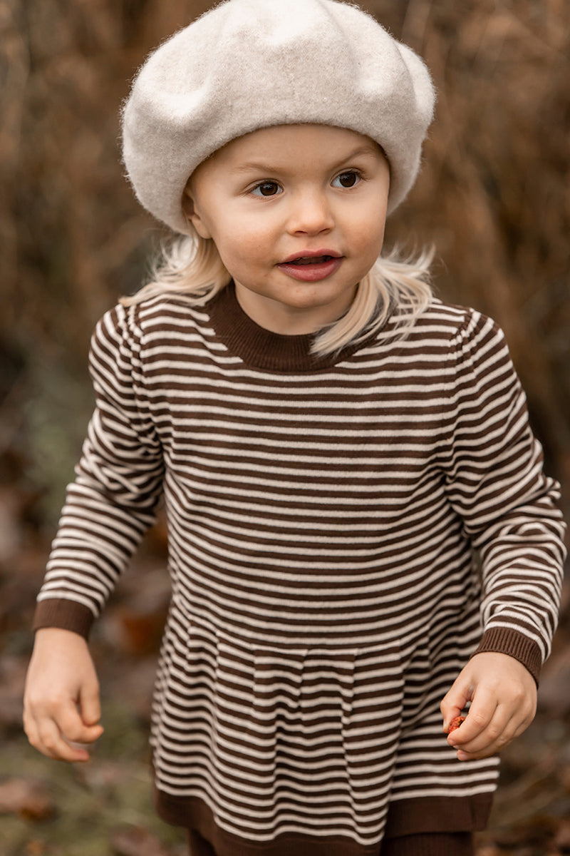 Fliink - Favo peplum bluse - Chicory coffee