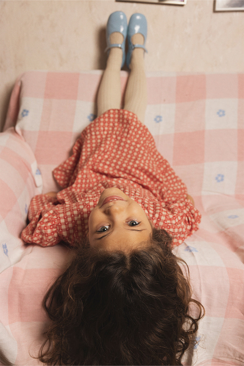 Flöss - Ally kjole - Heart gingham