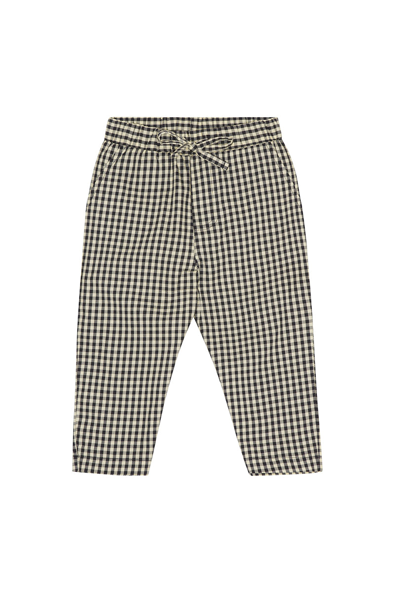 Flöss - Esme pants - Black/warm cotton