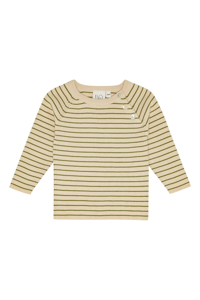 Flöss - Flye sweater - Warm cotton/green