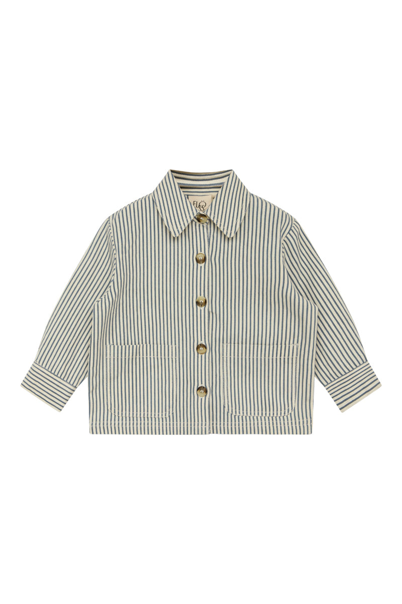 Flöss - Frankie overshirt - Midnight stripe