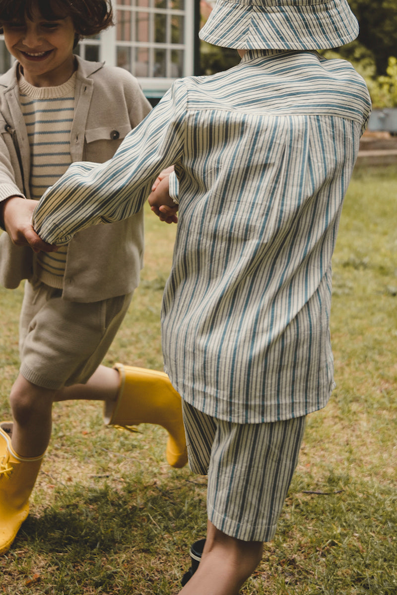 Flöss - Nori shorts - Misty stripe