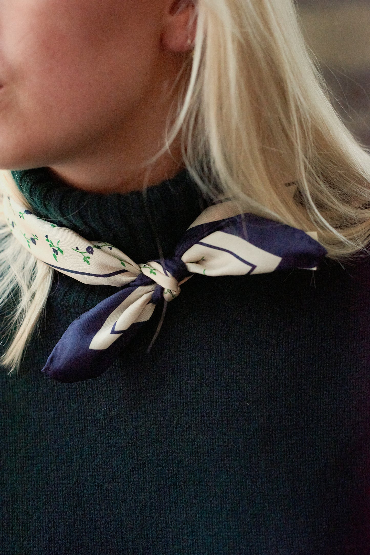 Holmm - Coco tørklæde - Navy