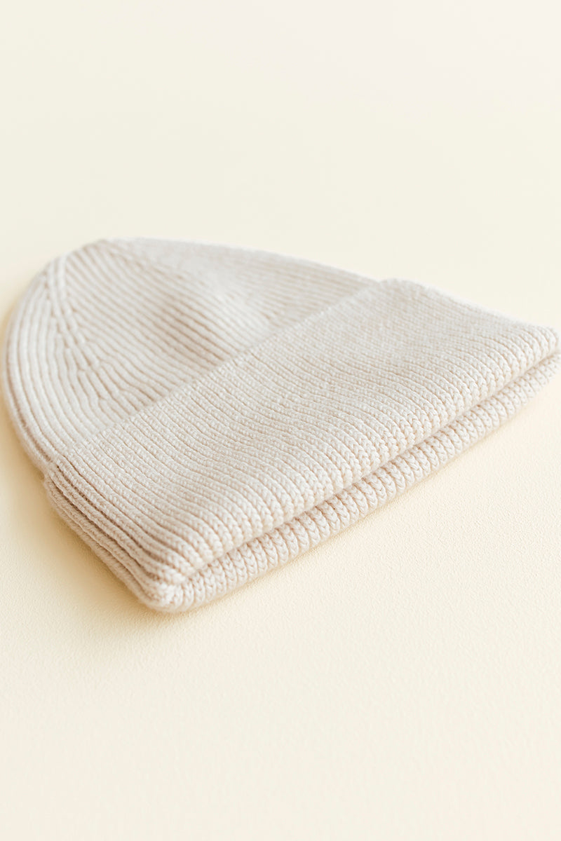 Hvid - Beanie - Cream