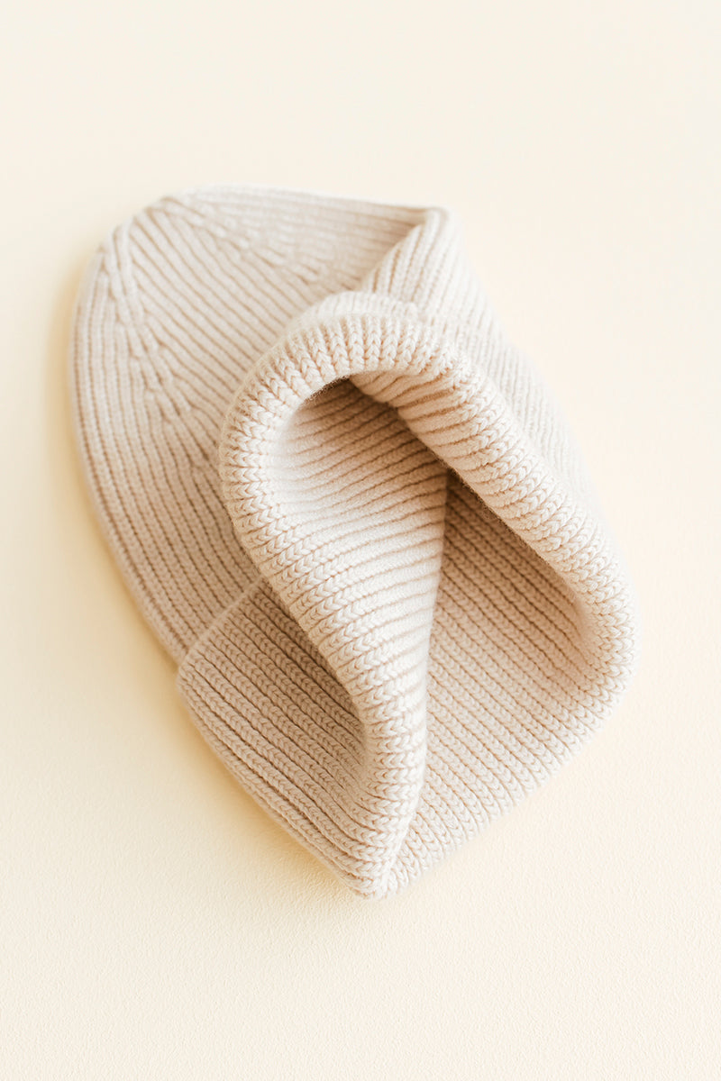 Hvid - Beanie - Cream