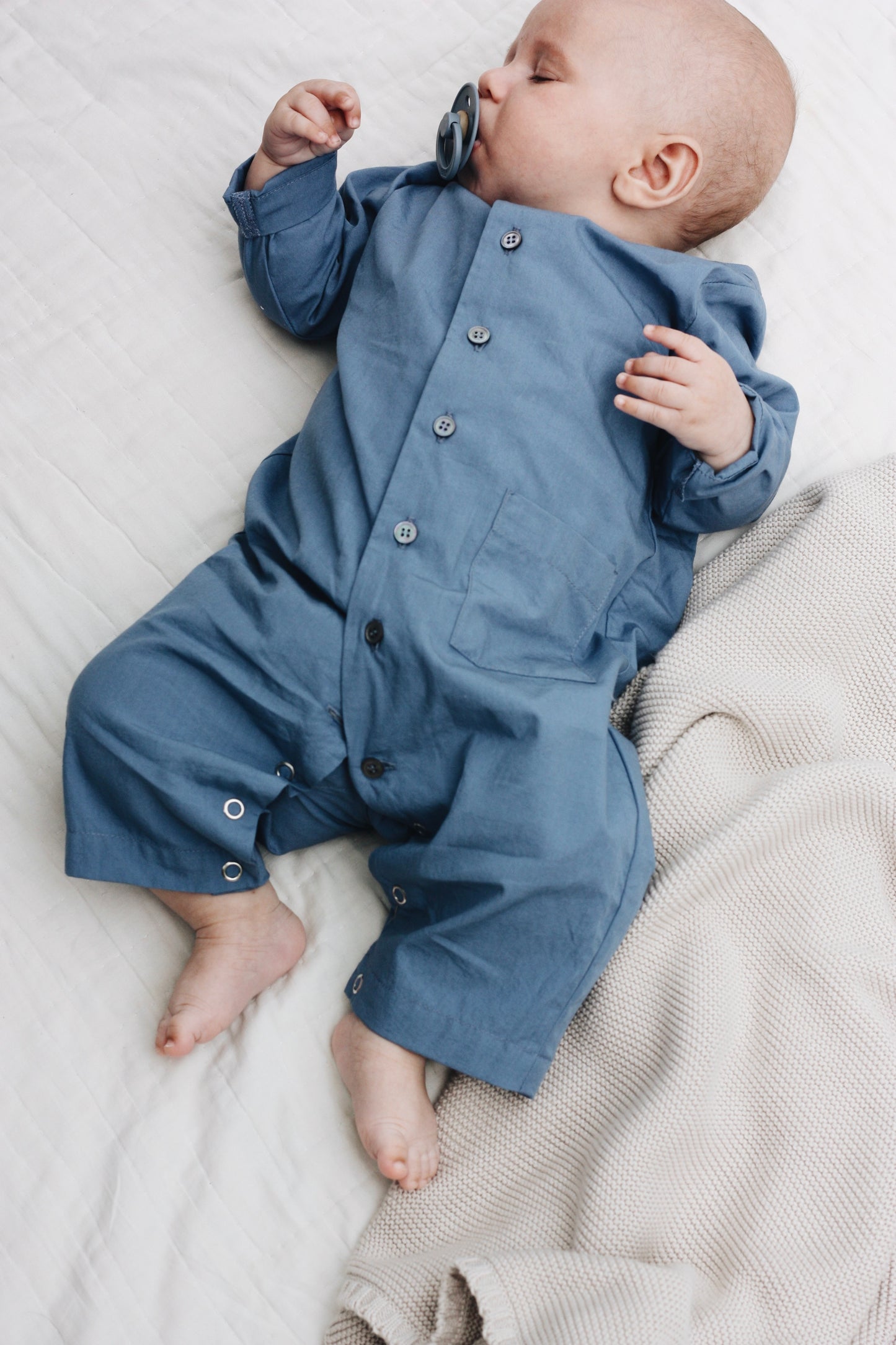 Lalaby - Robin playsuit - Sea
