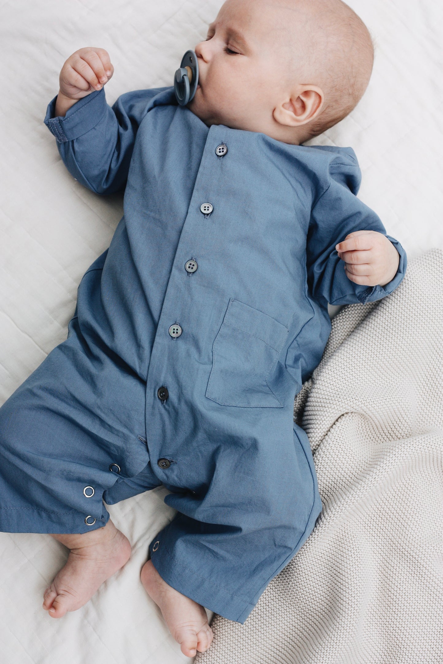 Lalaby - Robin playsuit - Sea