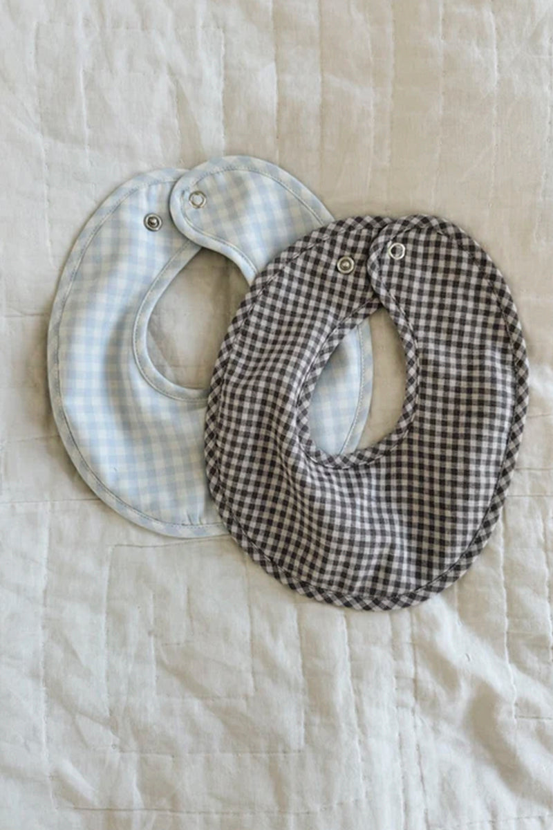 Lalaby - Bibi hagesmæk - Mini check/Blue gingham