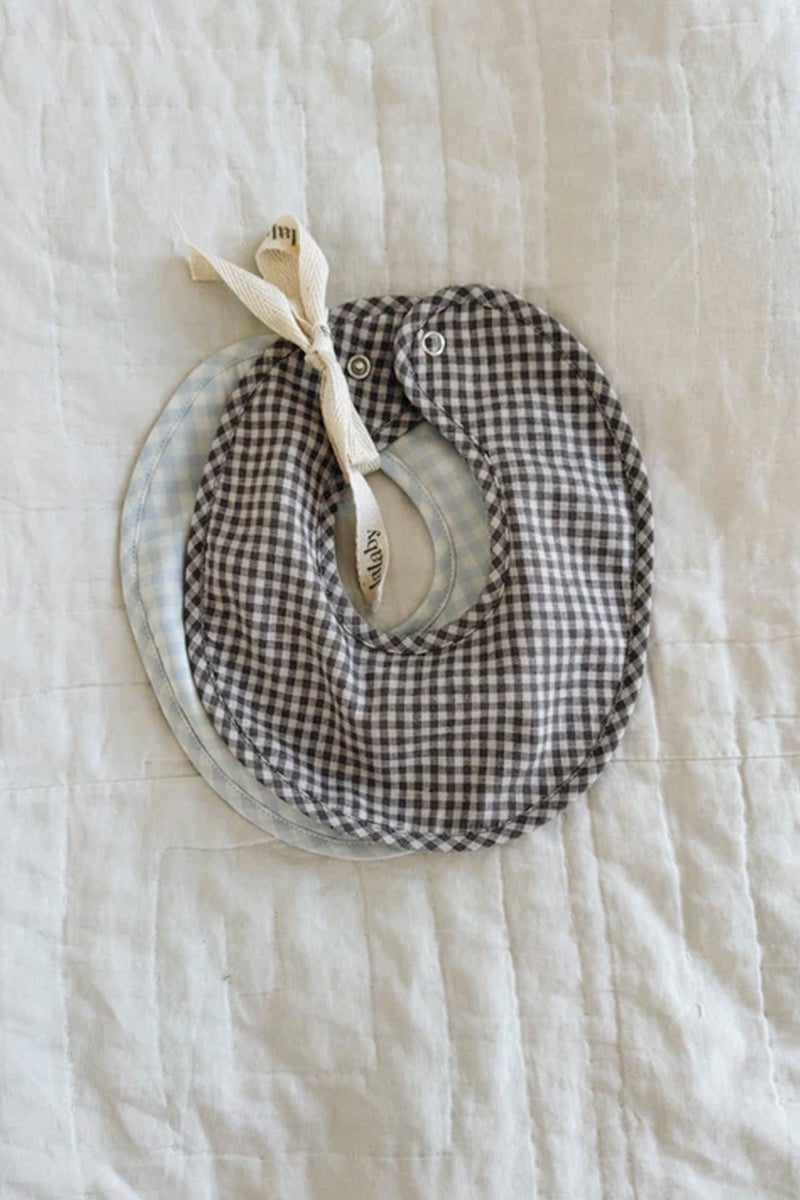 Lalaby - Bibi hagesmæk - Mini check/Blue gingham
