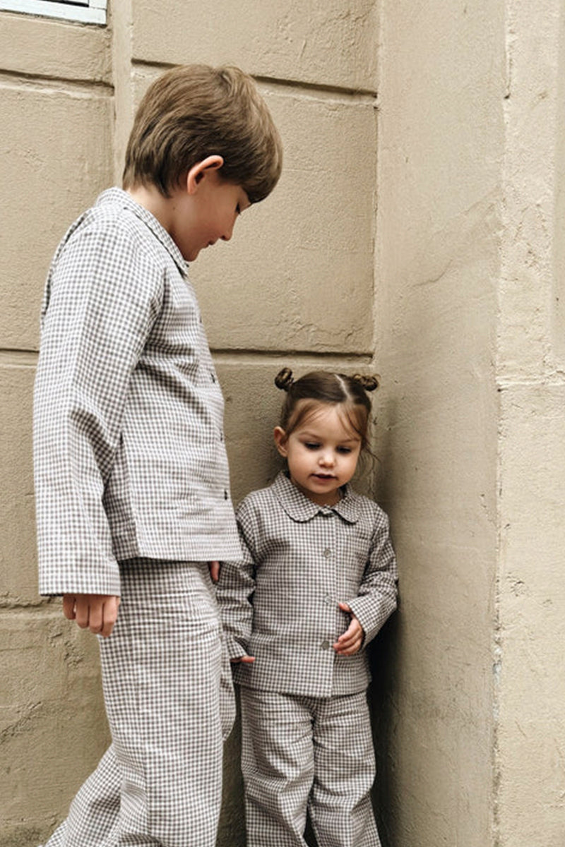 Lalaby - Klassisk pyjamas - Mini check