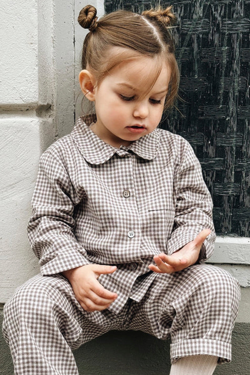 Lalaby - Klassisk pyjamas - Mini check