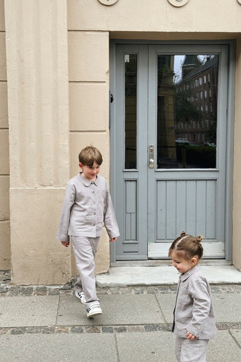 Lalaby - Klassisk pyjamas - Mini check