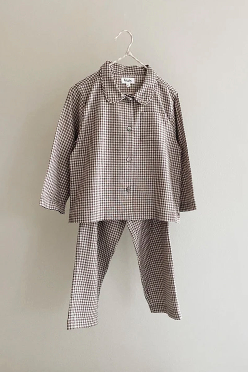 Lalaby - Klassisk pyjamas - Mini check