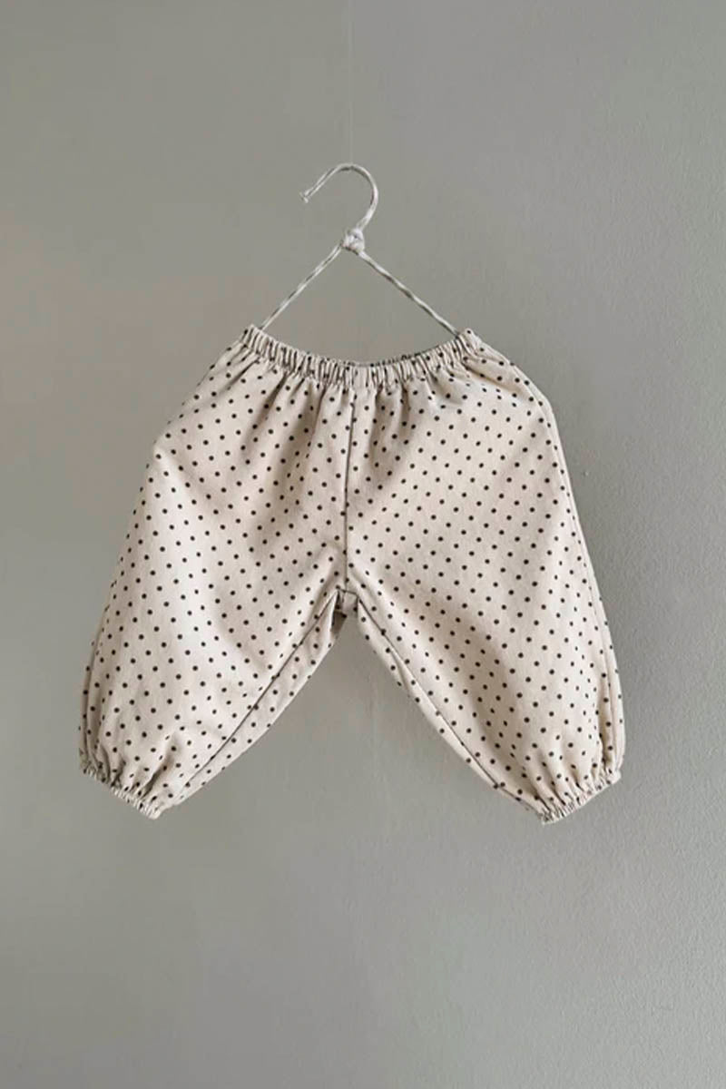 Lalaby - Pixi pants - Brown dot