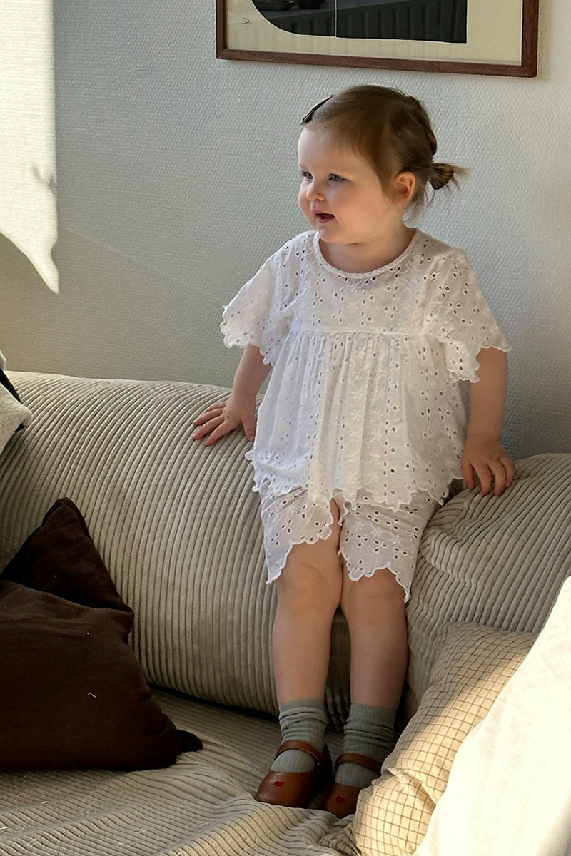 Sissel Edelbo - Lo MINI cotton shorts - White