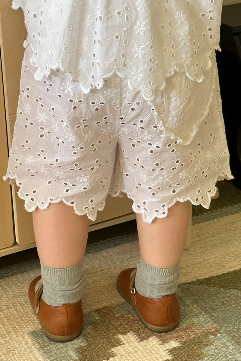 Sissel Edelbo - Lo MINI cotton shorts - White