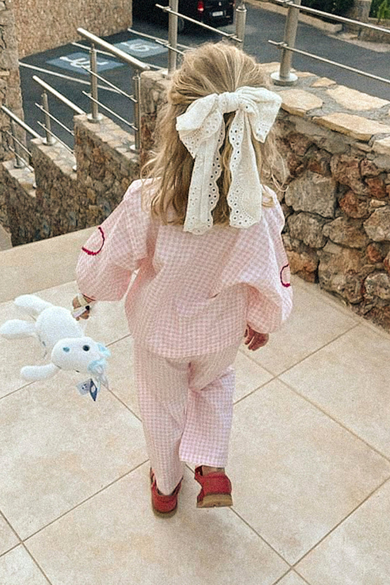 Sissel Edelbo - Astrid top - Pink checks