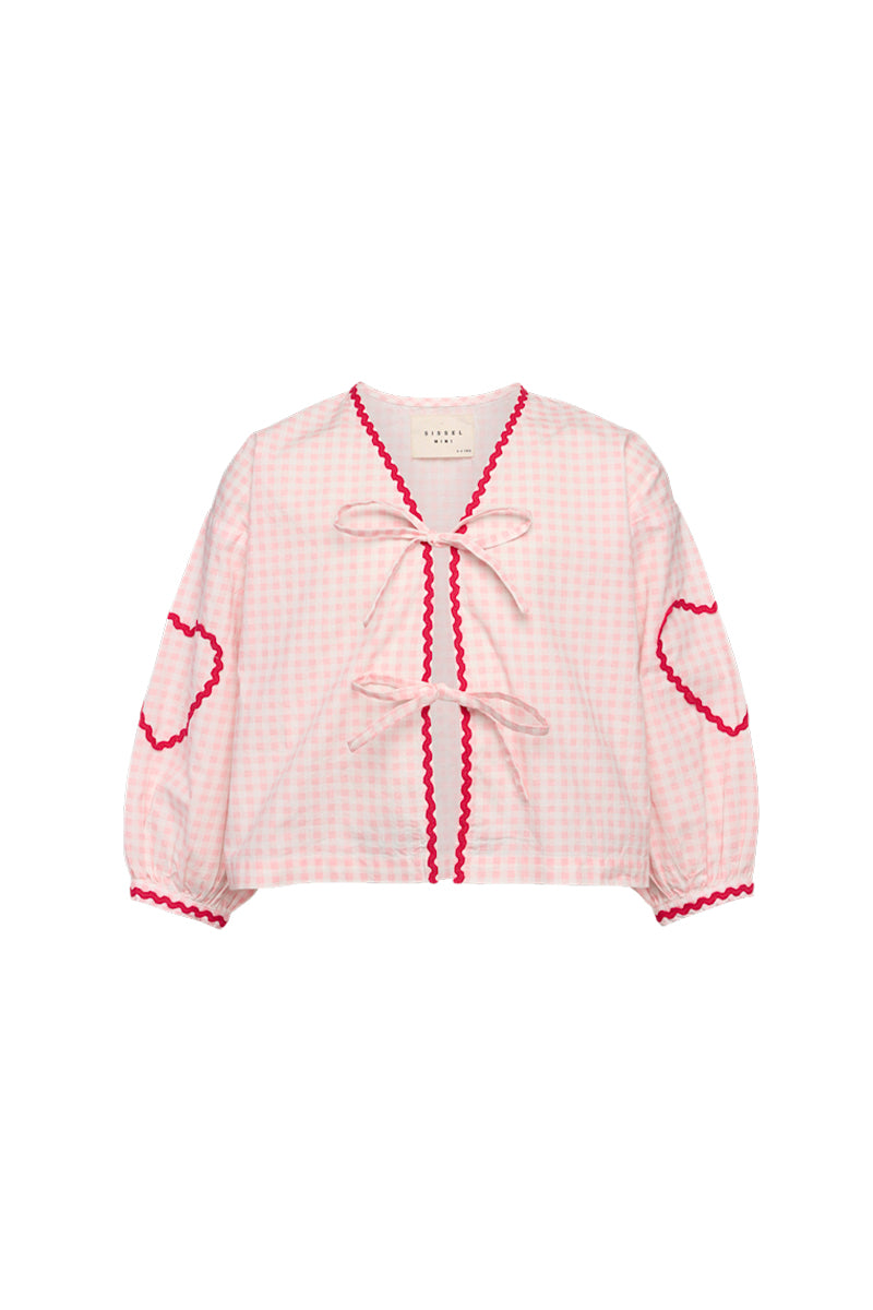 Sissel Edelbo - Astrid top - Pink checks