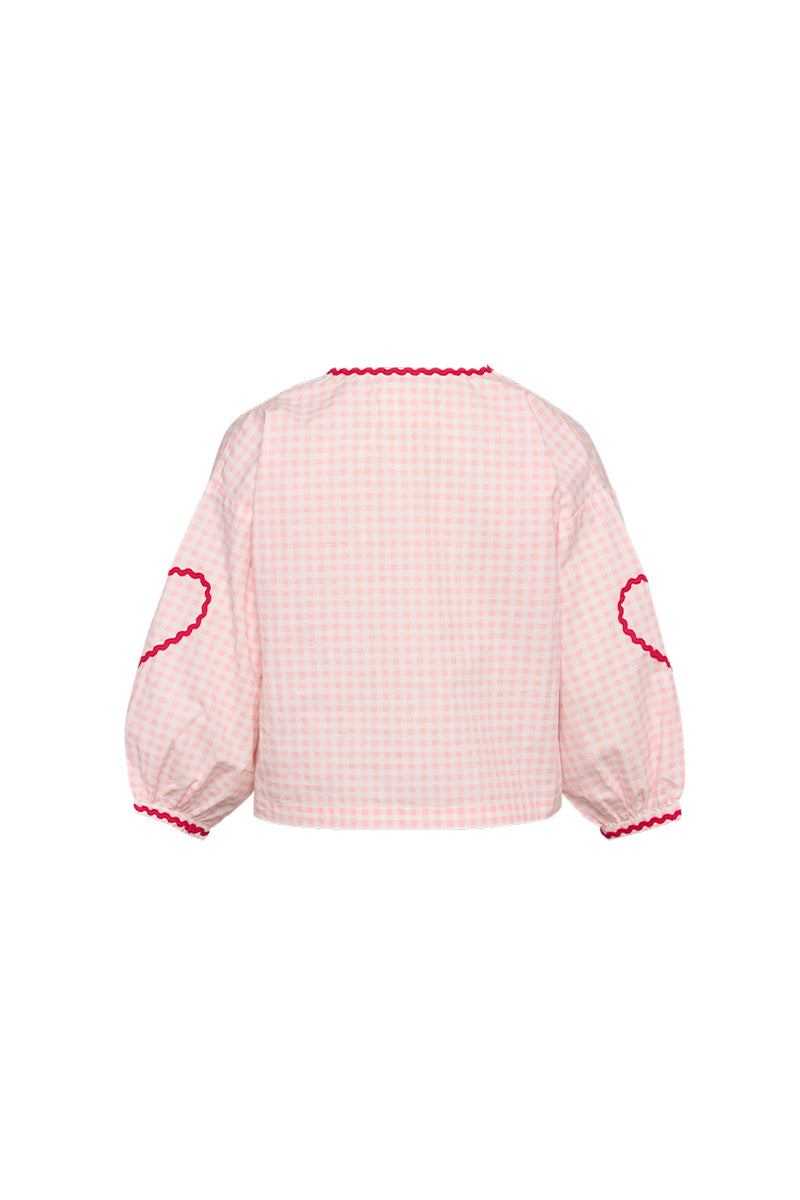 Sissel Edelbo - Astrid top - Pink checks
