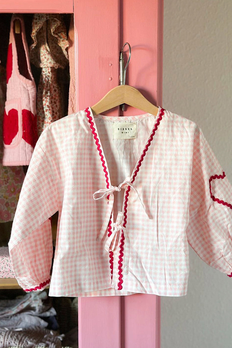 Sissel Edelbo - Astrid top - Pink checks