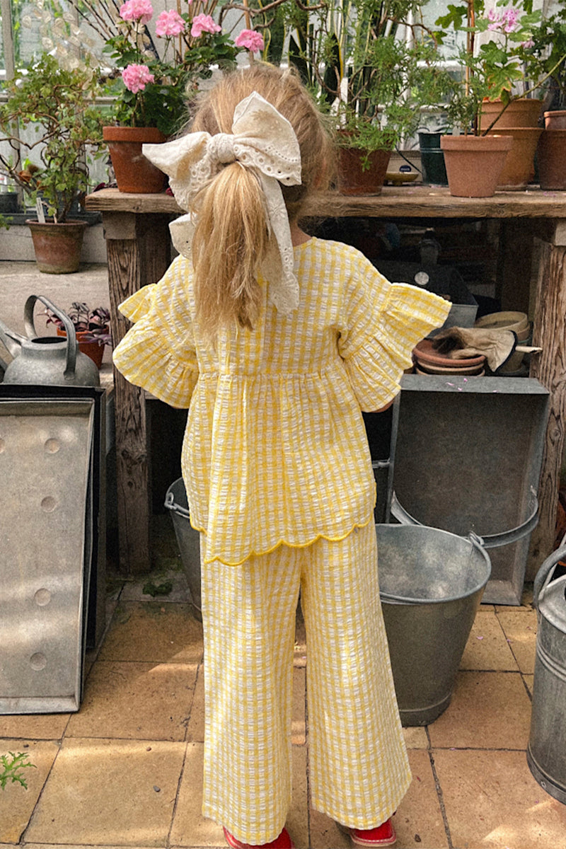 Sissel Edelbo - Saxo pants - Yellow checks
