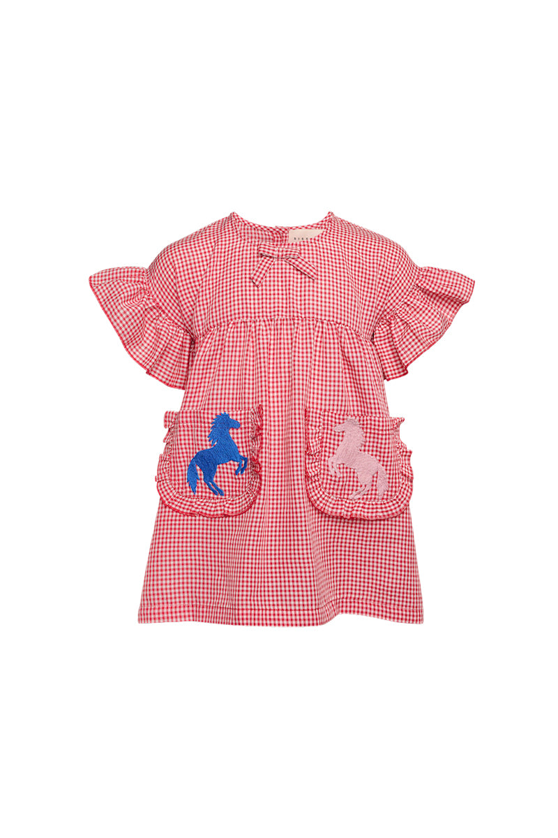 Sissel Edelbo - Ohio mini dress - Red/white gingham