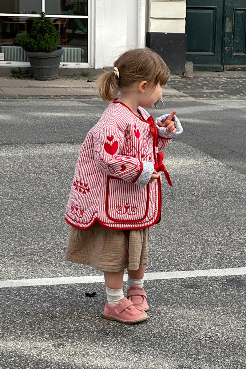 Sissel Edelbo - Penny mini jacket - Red stripes