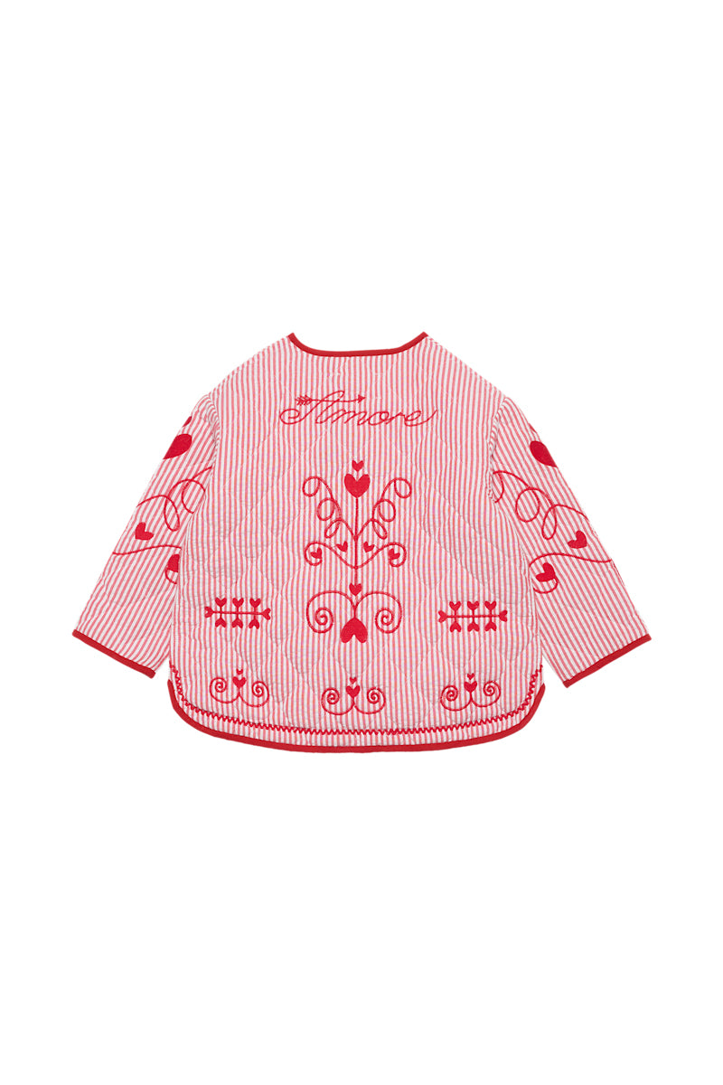Sissel Edelbo - Penny mini jacket - Red stripes