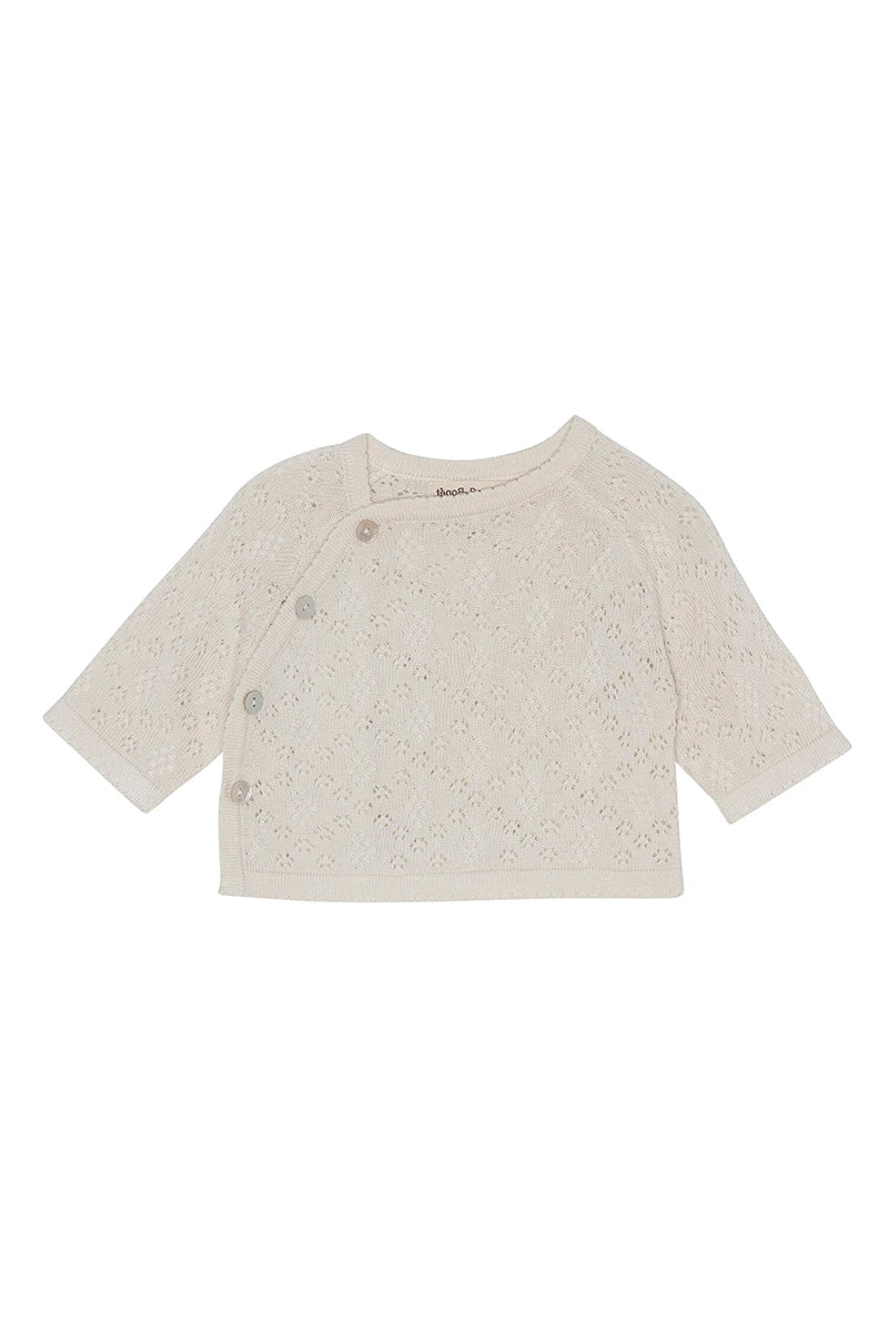 Bonét et Bonét - Noma silke cardigan - Pearl
