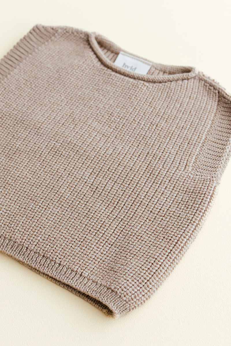 Hvid - Harvey vest - Sand