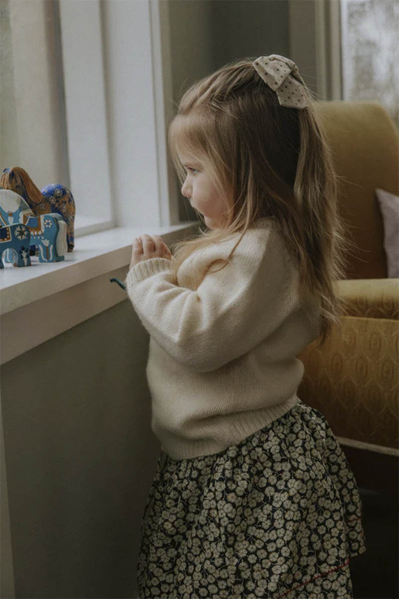 Lalaby - Big hairbow - Brown dot