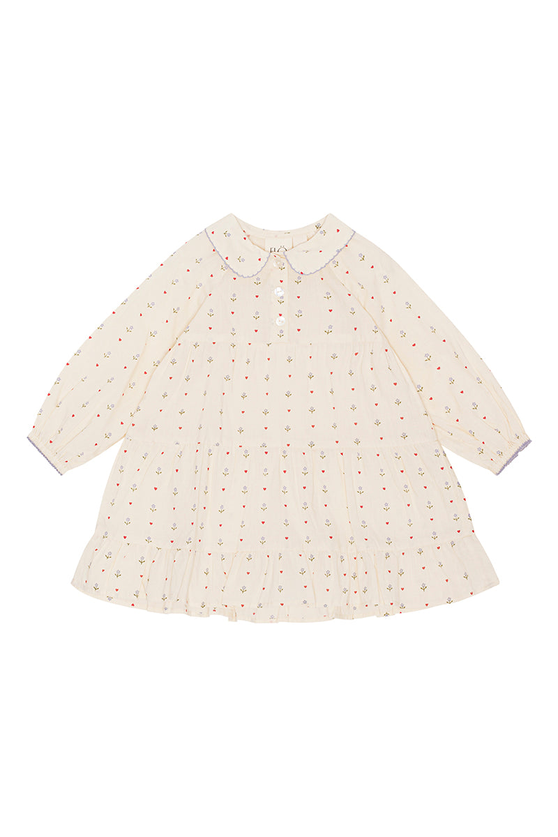 Flöss - Wilma kjole - Heart print