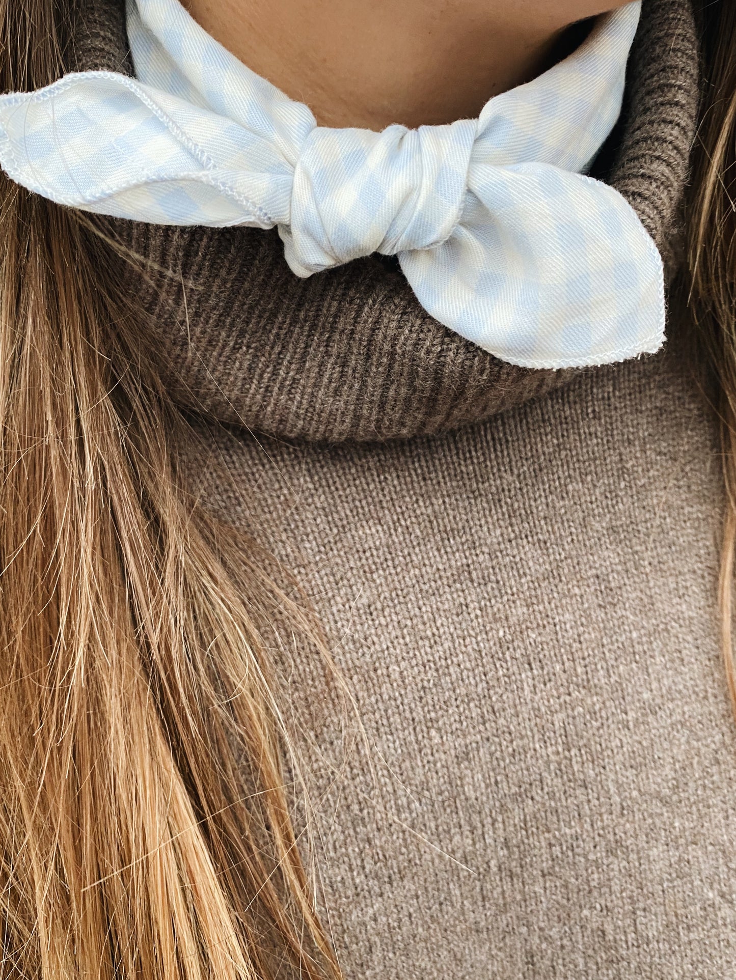 Lalaby - Eddie scarf - Blue gingham