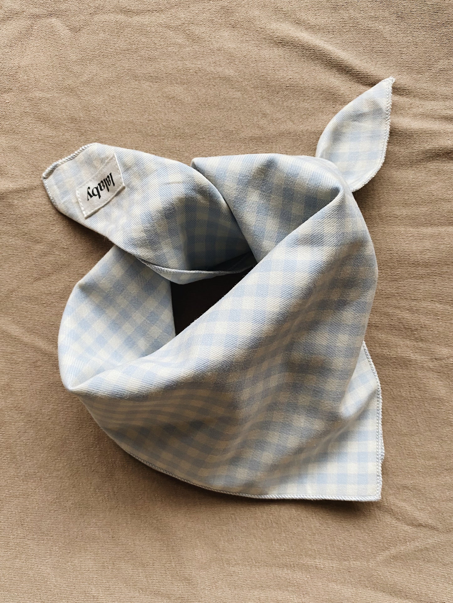 Lalaby - Eddie scarf - Blue gingham