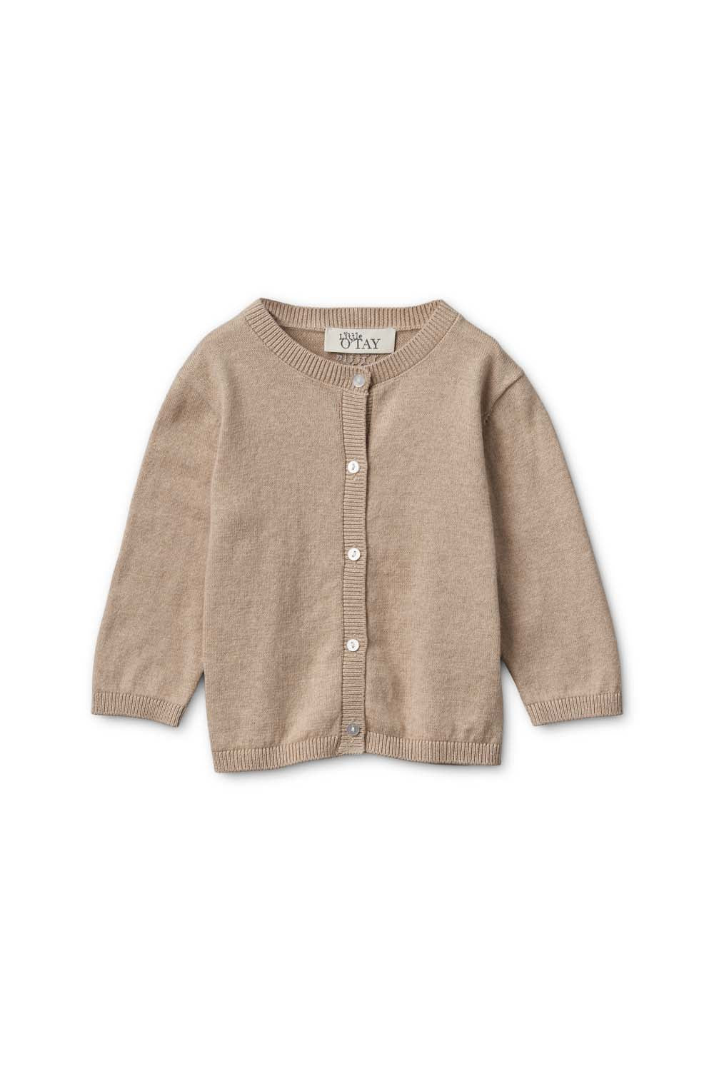 Little O'tay - Atlas Cardigan Solid - Dark Oat