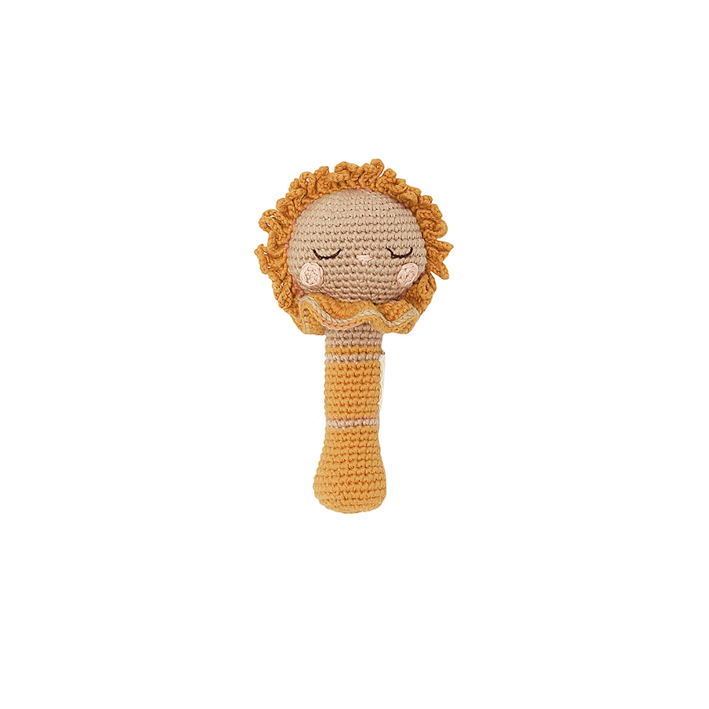 Patti Oslo - Lenni Lion Rattle - Beige/Ochre