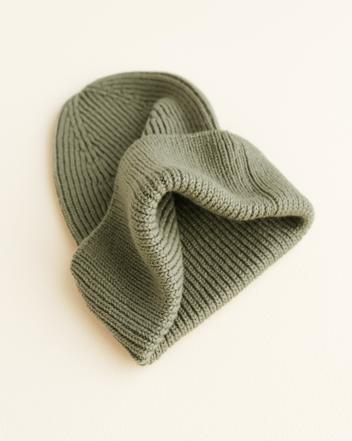 Hvid - Uld Beanie - Artiskok