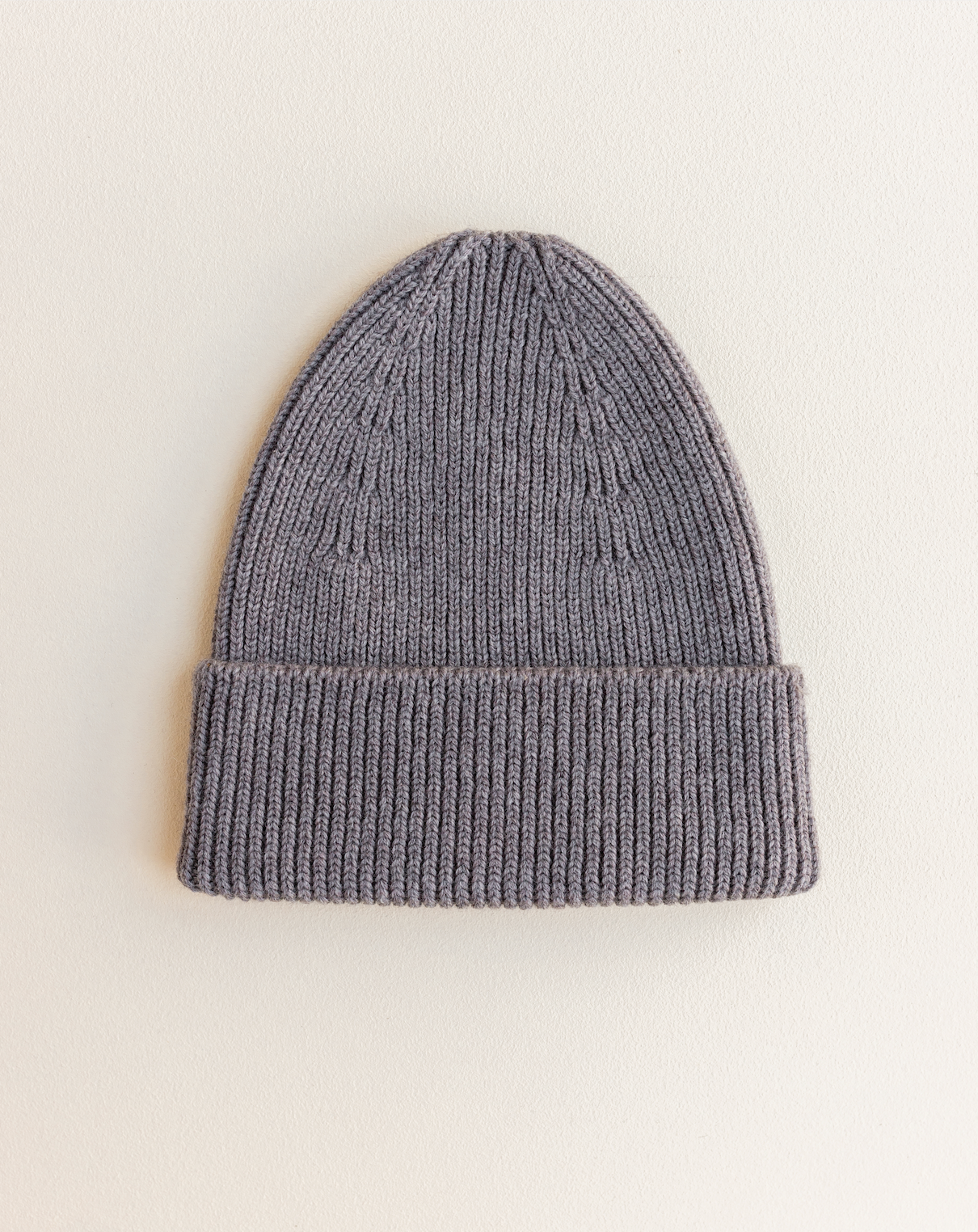 Hvid - Uld Beanie - Otter