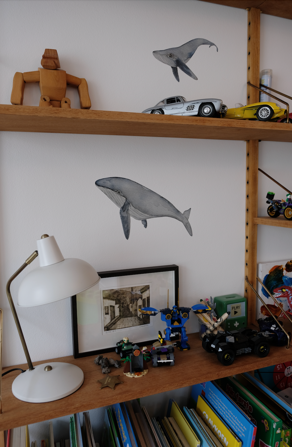 Atlas & August - Wallsticker - Hval 1