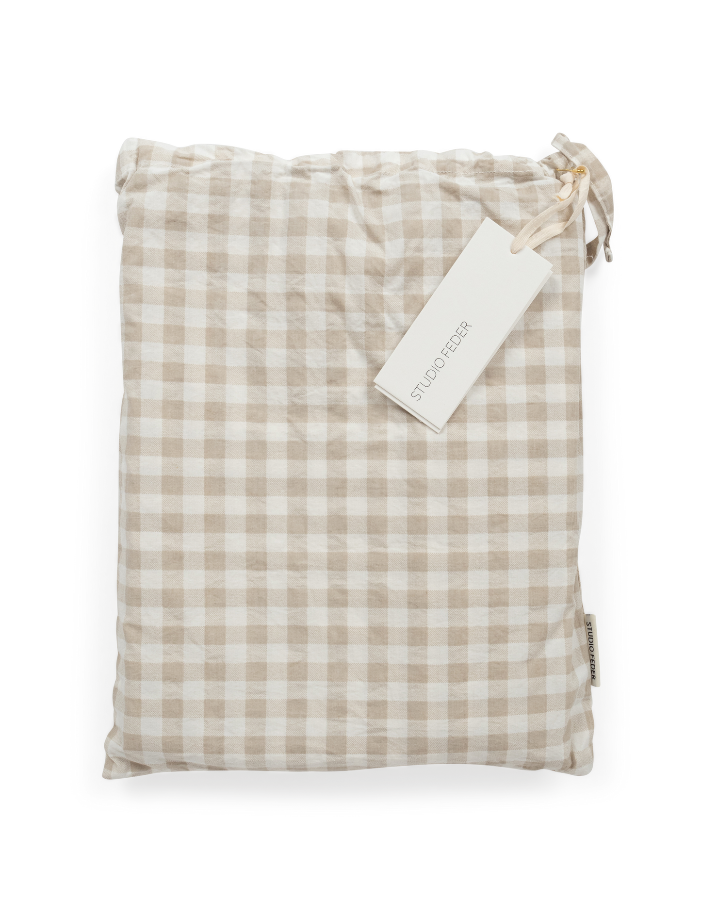 Studio Feder Sengetøj - Gingham Oat